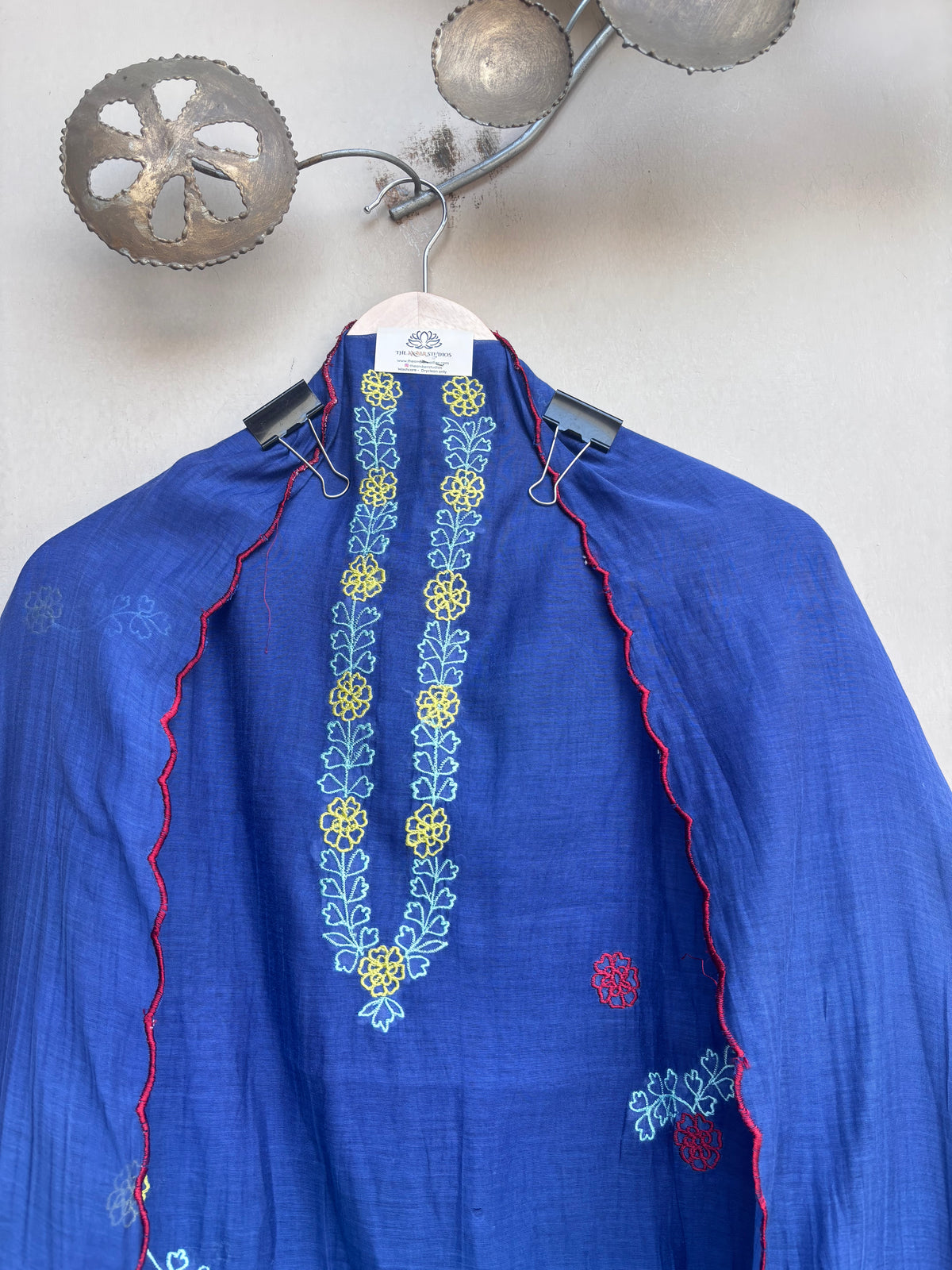 Haneen Aura Mulmul Chanderi Unstitched Suit