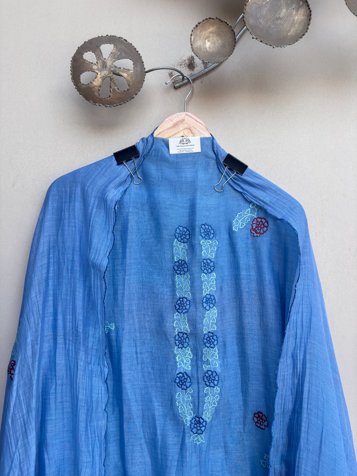 Haneen Aura Mulmul Chanderi Unstitched Suit