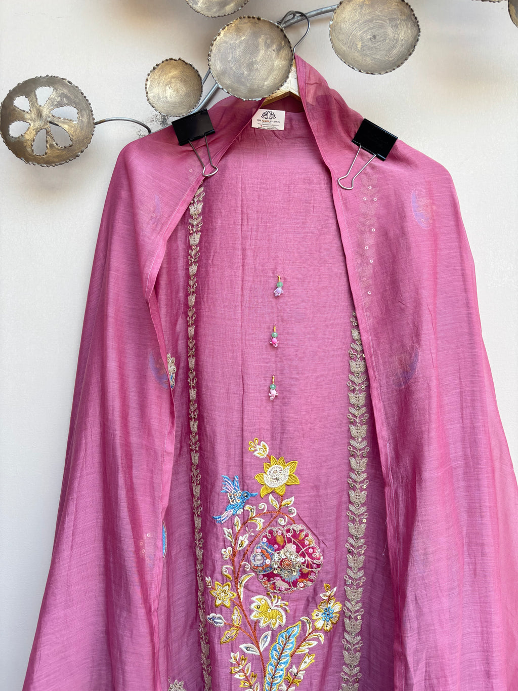 Rosé Noor Unstitched Suit