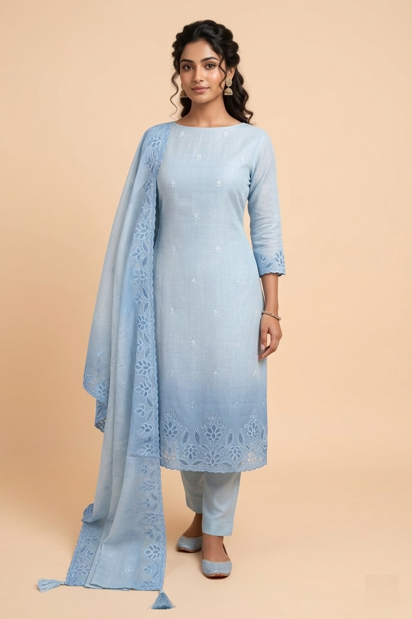 The Pastel Posh Unstitched Suit