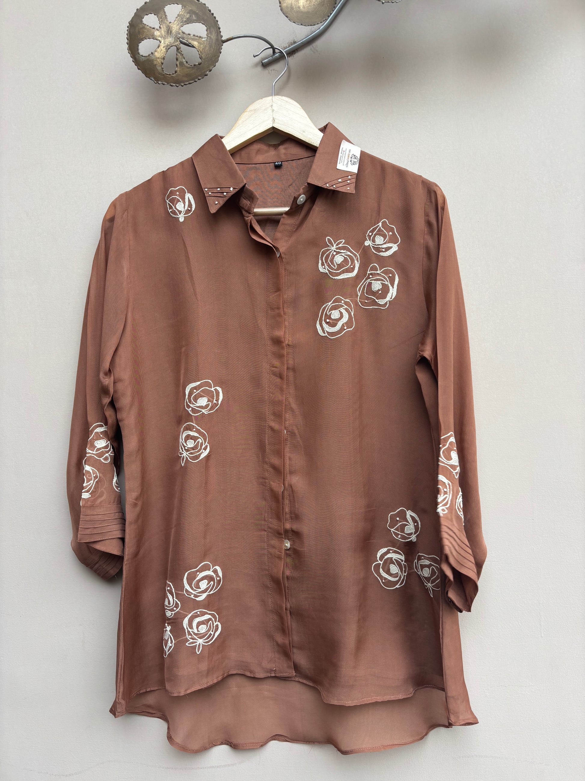 Gulnaar Organza Shirt