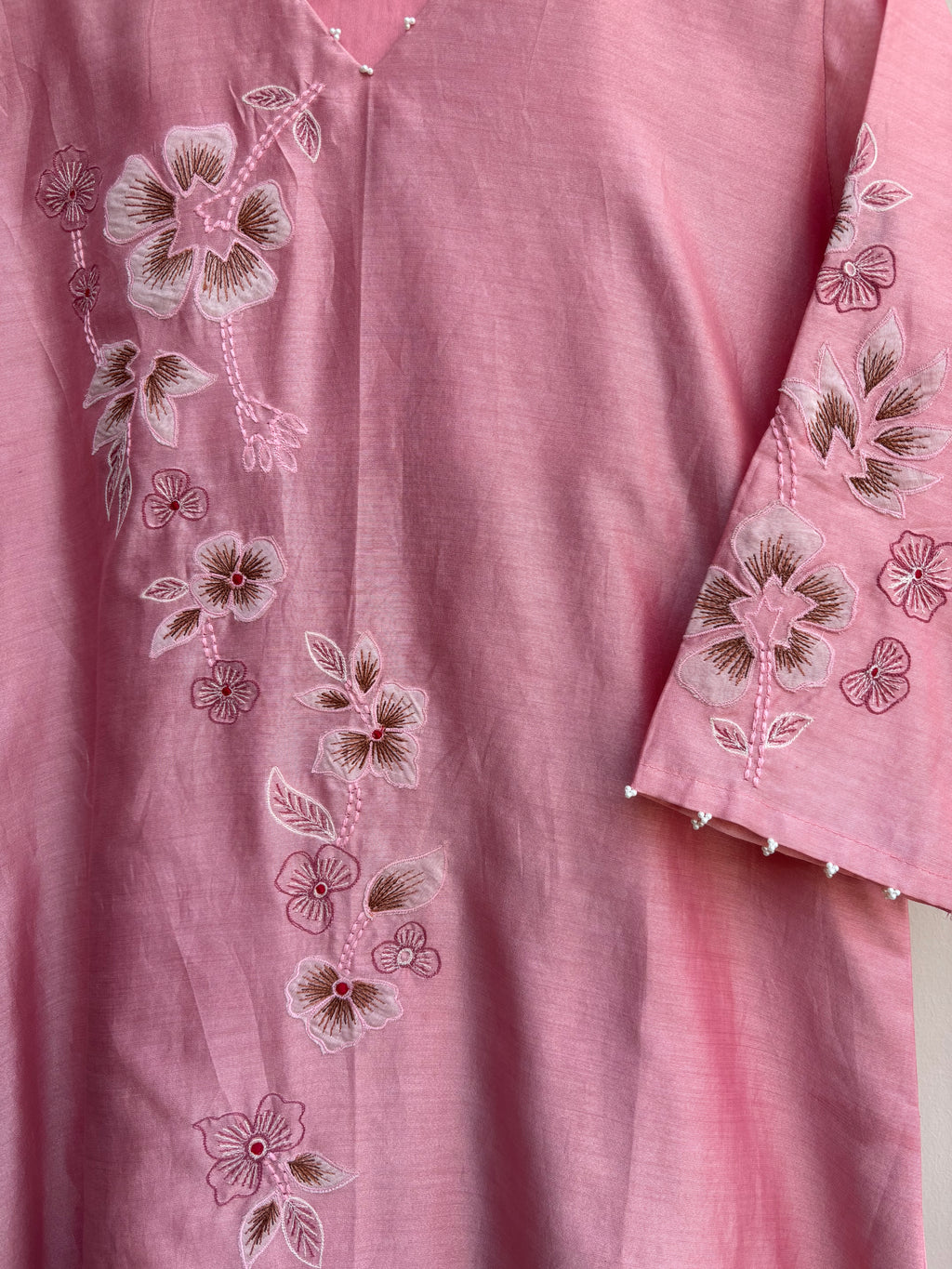 Orchid Bloom Chanderi Set