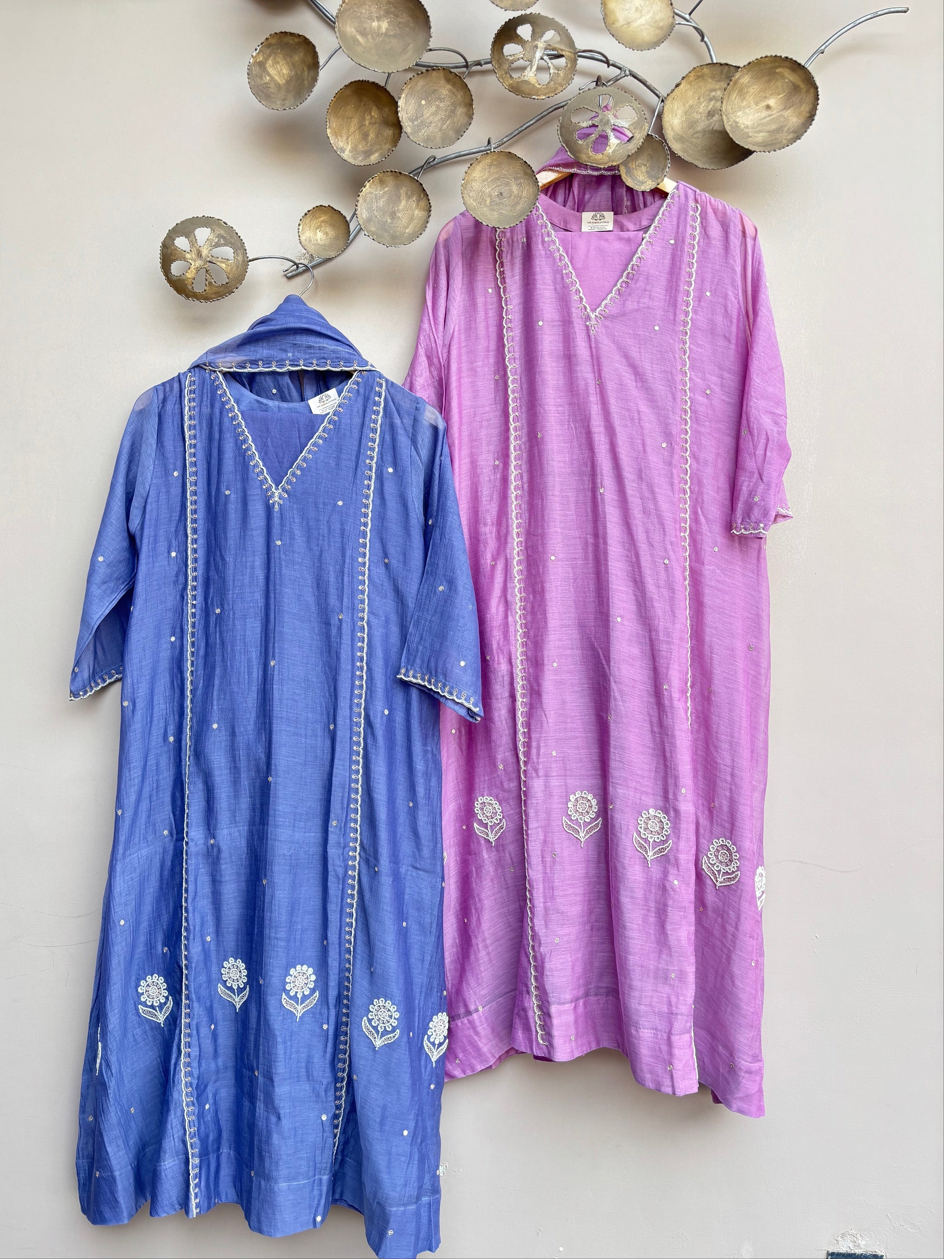 Aabroo Summer Mulchanderi Set