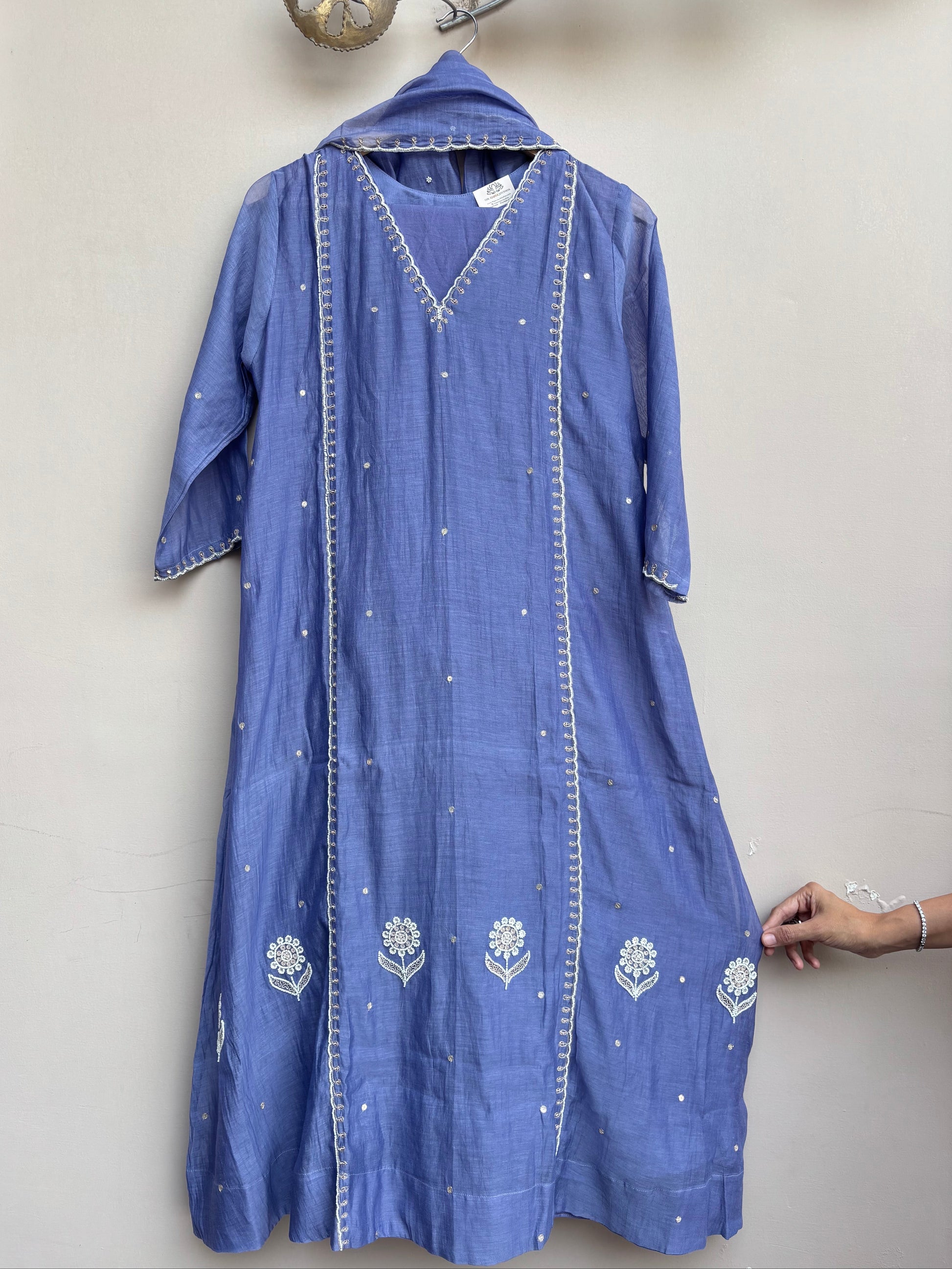 Aabroo Summer Mulchanderi Set