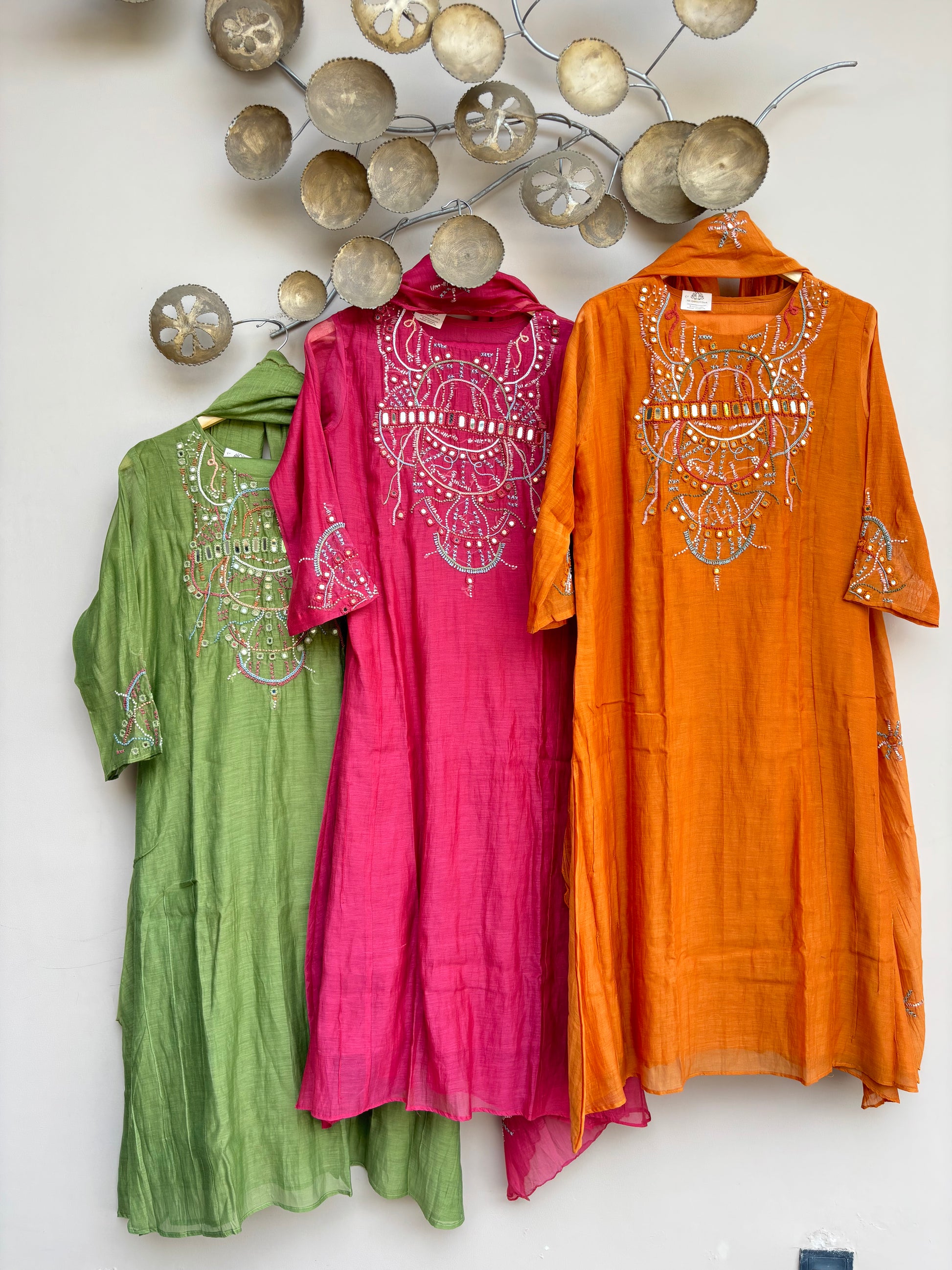 Rani Glam Mulchanderi Set