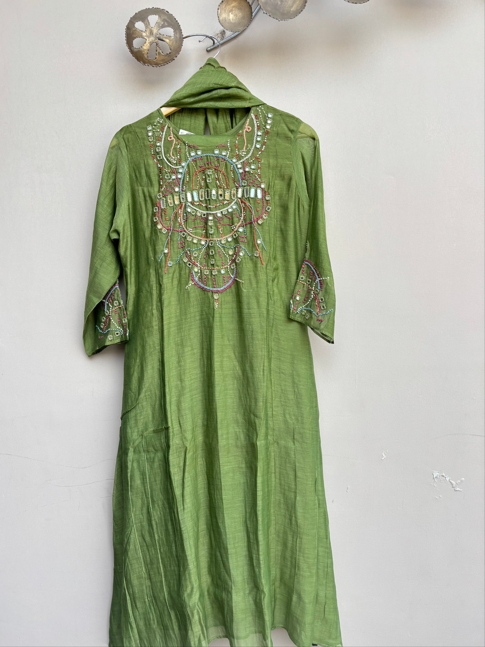 Rani Glam Mulchanderi Set