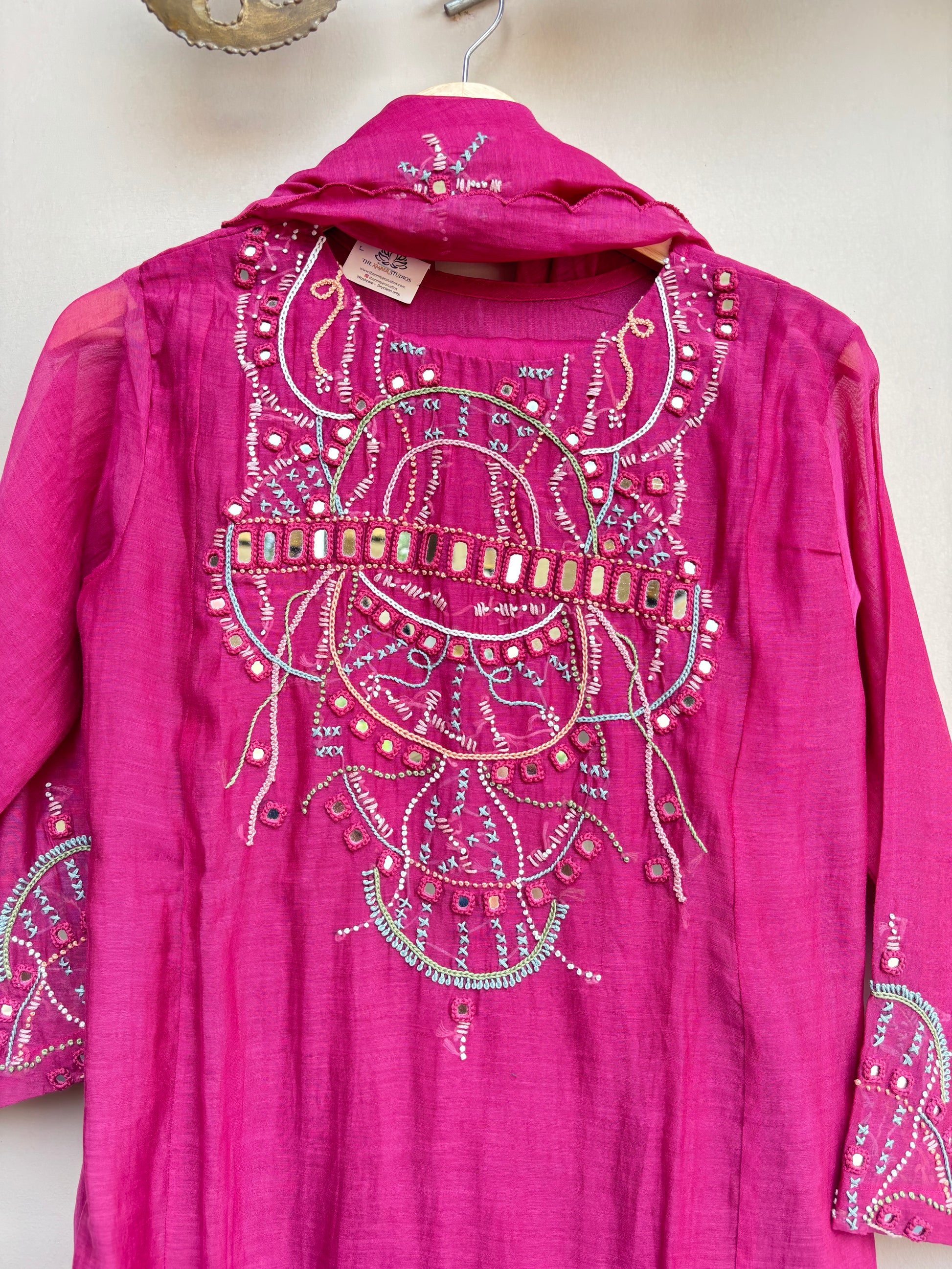 Rani Glam Mulchanderi Set