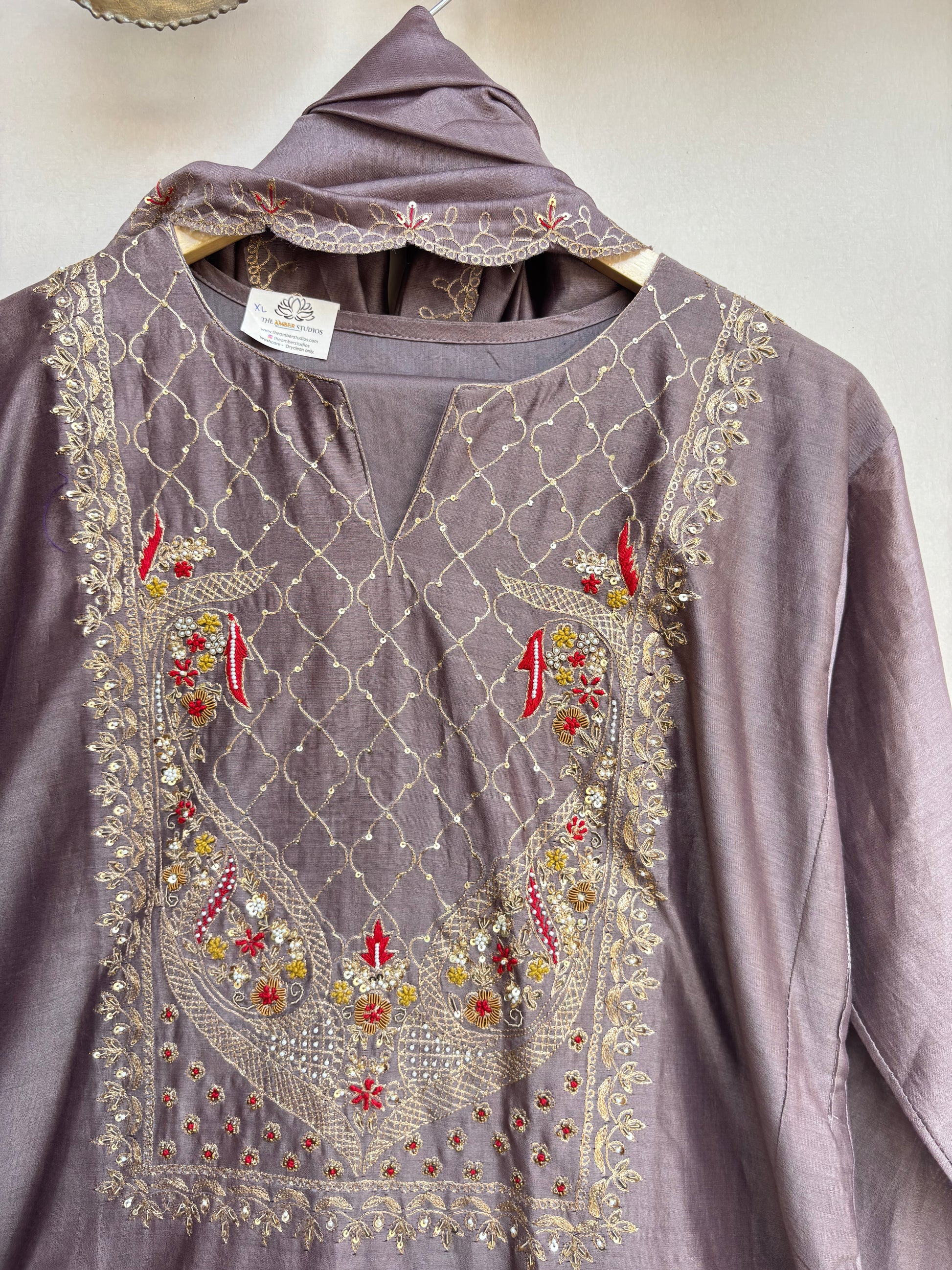 Meher Luxe Chanderi Set