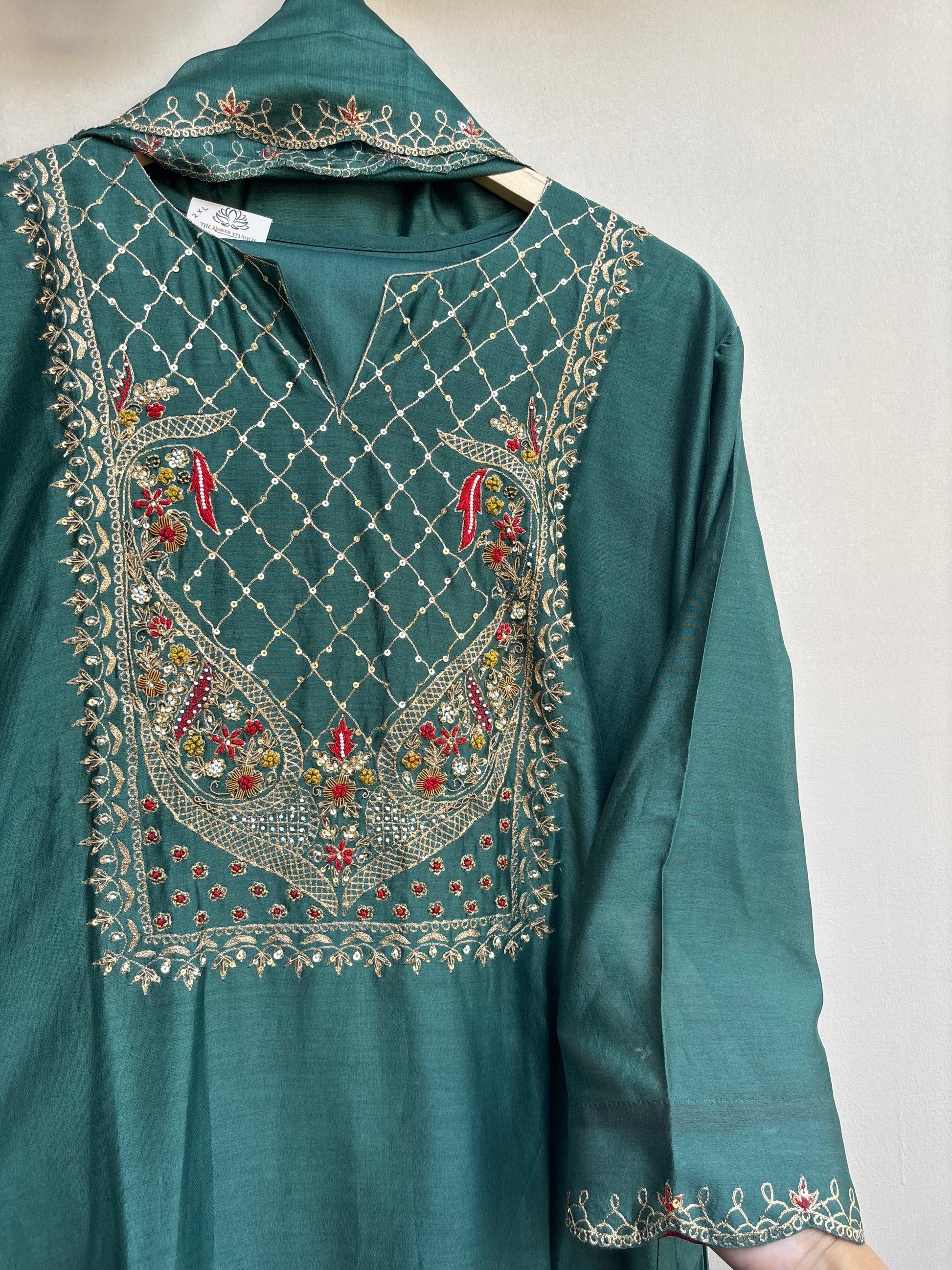 Meher Luxe Chanderi Set