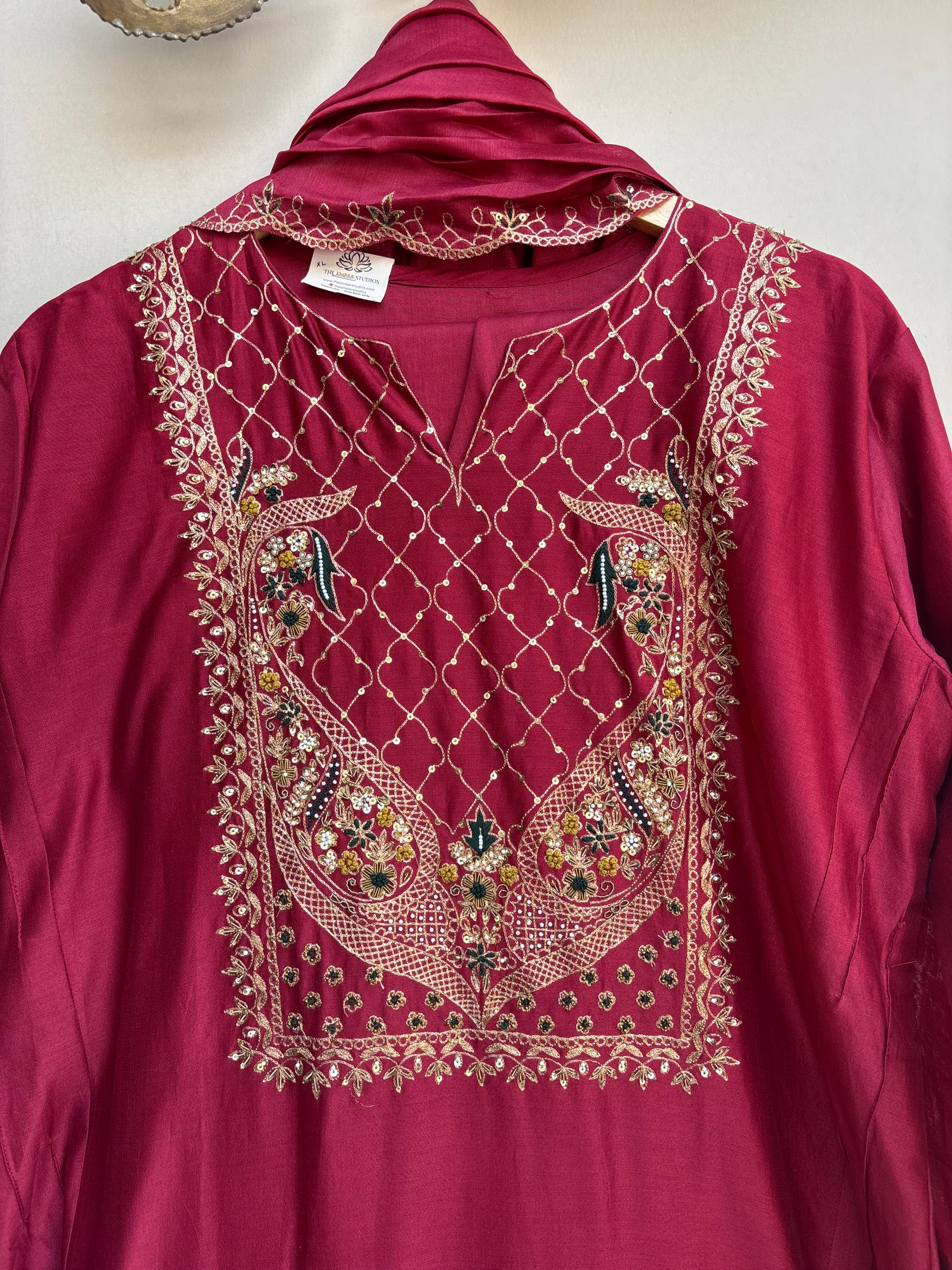 Meher Luxe Chanderi Set