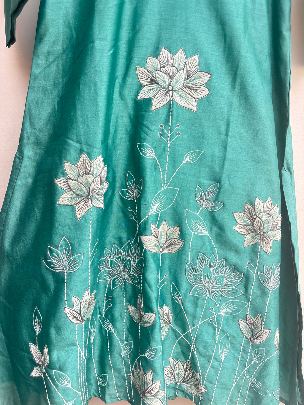 Lotus Charm Chanderi Set