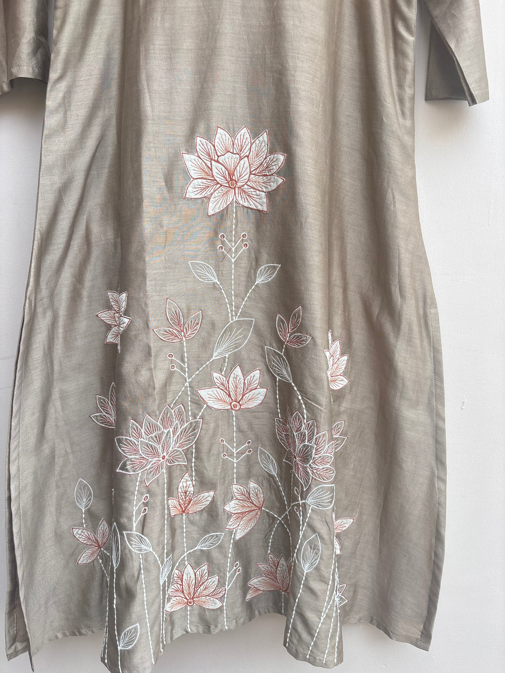 Lotus Charm Chanderi Set