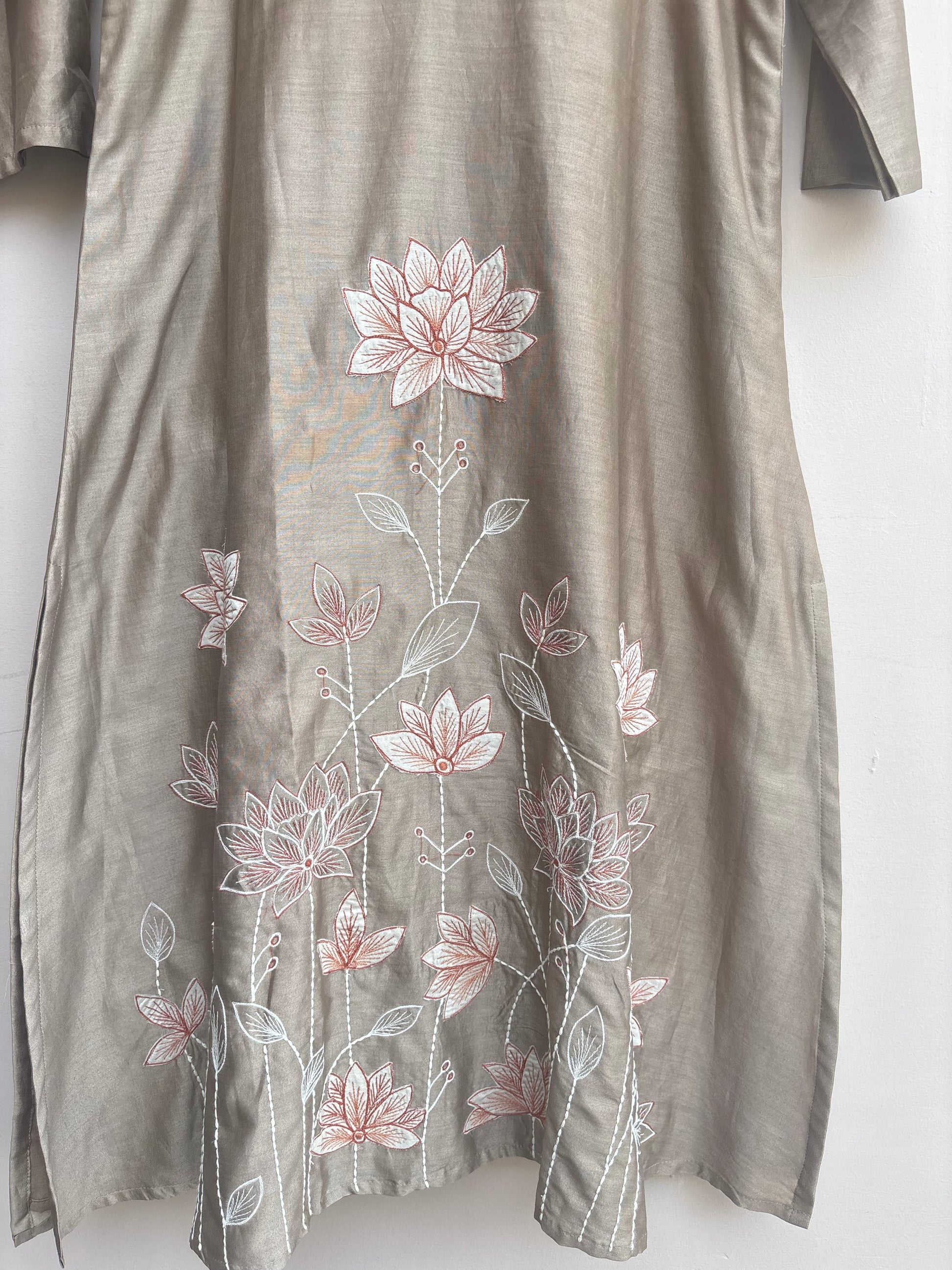 Lotus Charm Chanderi Set