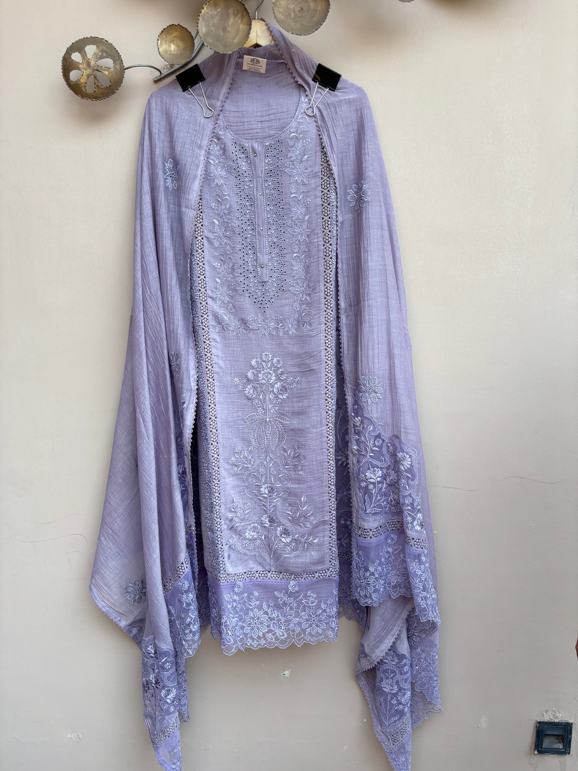 Pastel Gul Luxe Unstitched Suit