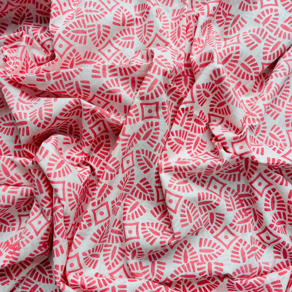 Multicolor Handblock Sukoon unstitched suit (NBA)